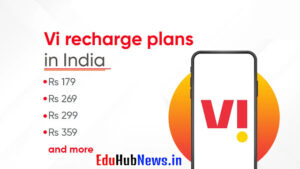 Vi Recharge Plans list photo