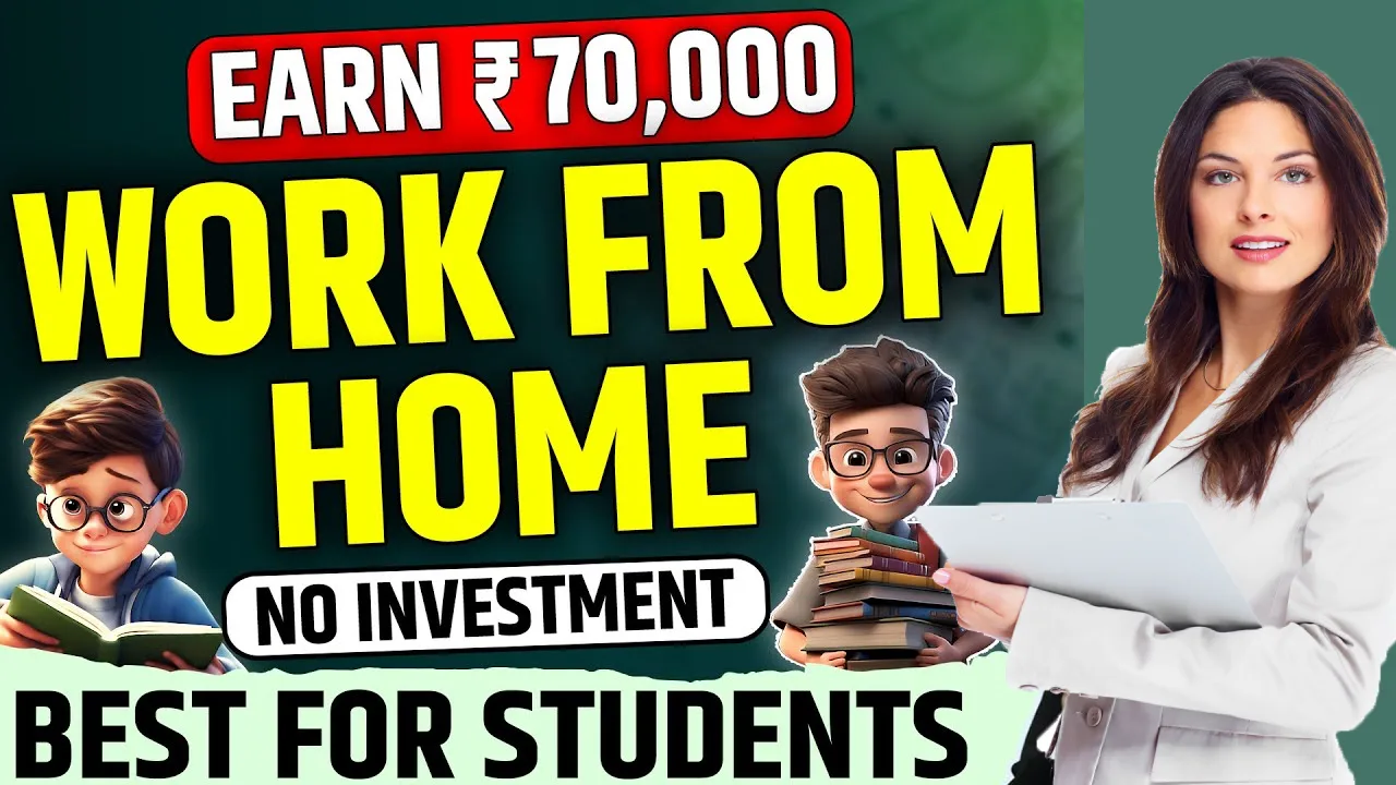 Work From Home Jobs 2024🔥🔥Online Jobs At Home, Part Time Jobs, Online Jobs without Investment