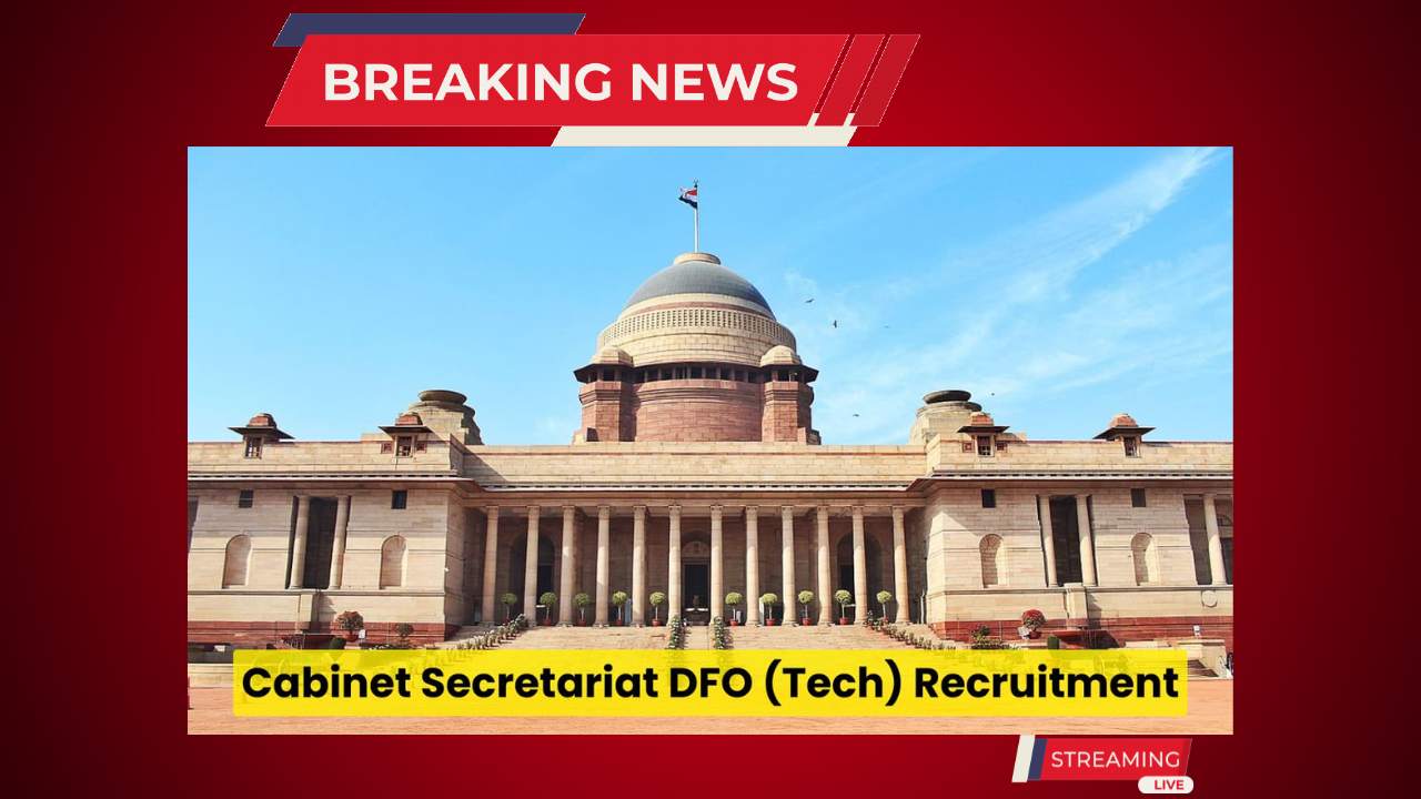 Cabinet Secretariat DFO Tech Recruitment 2024