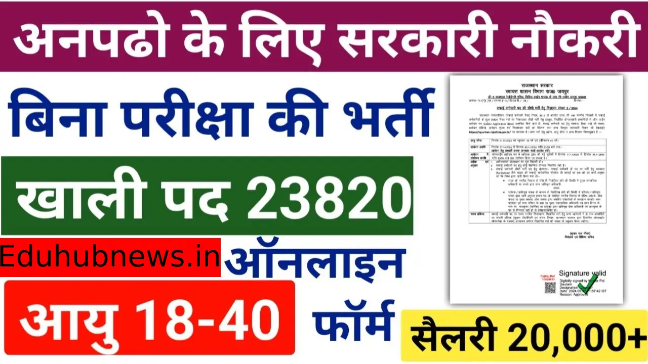 Rajasthan Safai Karamchari Vacancy